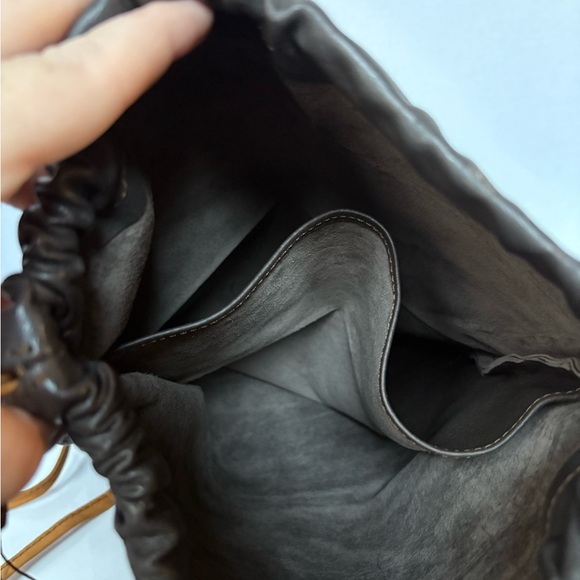 Vintage Hogsback Leather Co. Drawstring Backpack - Picture 5 of 5